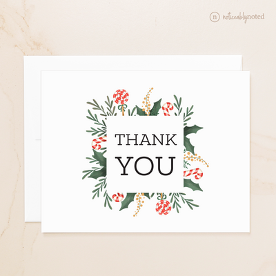 Peppermint Thank You Notes | Noticeably Noted