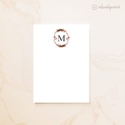 Pine Oval Monogram Notepad Gift | Noticeably Noted