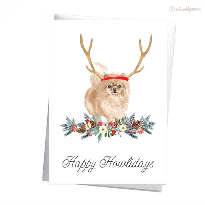 Pomeranian Dog Christmas Card | Noticeably Noted