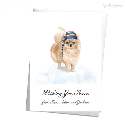 Pomeranian Dog Christmas Card | Noticeably Noted