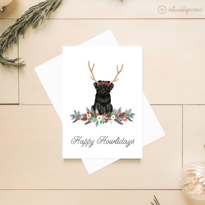 Pug Dog Christmas Cards | Noticeably Noted