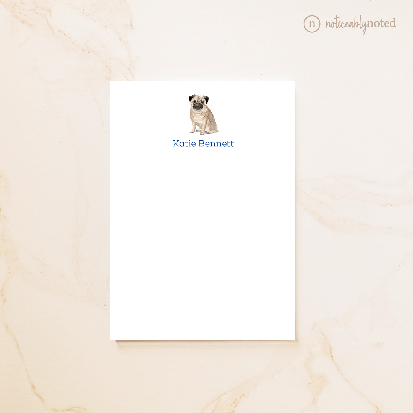 Pug Dog Notepad