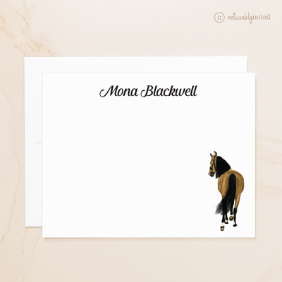 Red Dun Horse Flat Cards (#27)