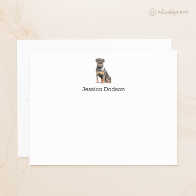 Rottweiler Dog Flat Cards