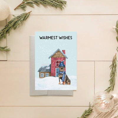 Rottweiler Holiday Card | Noticeably Noted