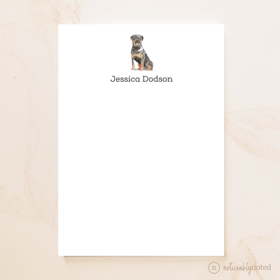 Rottweiler Dog Notepad