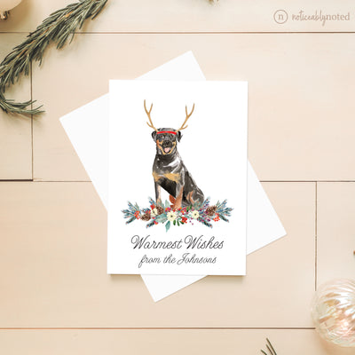 Rottweiler Dog Christmas Cards | Noticeably Noted