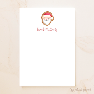 Santa Cookie Personalized Notepad
