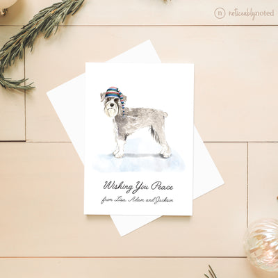 Schnauzer Dog Christmas Cards | Noticeably Noted