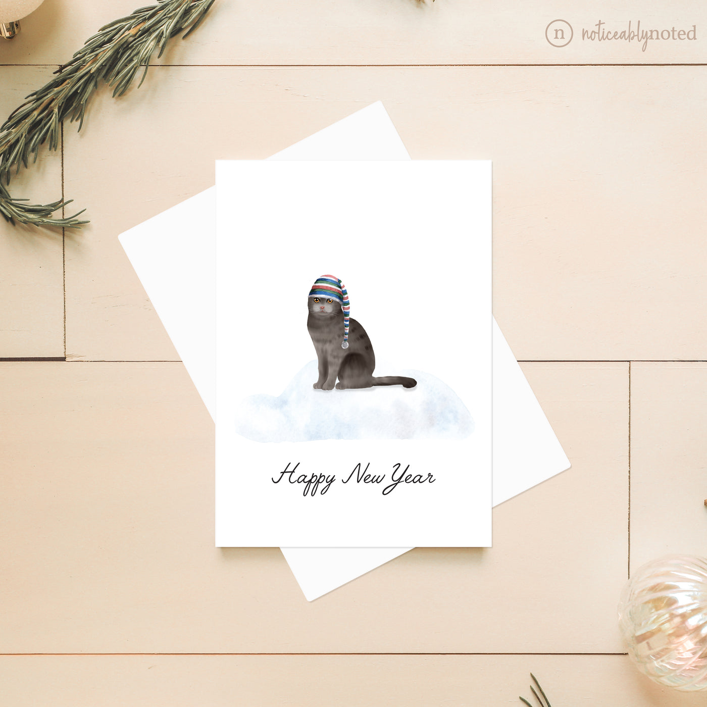 Scottish Fold Holiday Greeting Cards | Noticeably Noted