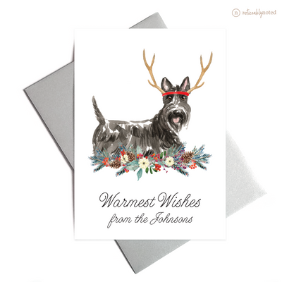 Scottish Terrier Dog Holiday Greeting Cards | Noticeably Noted