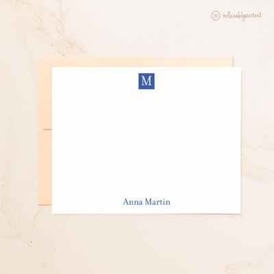 Monogrammed Flat Cards | Noticeably Noted
