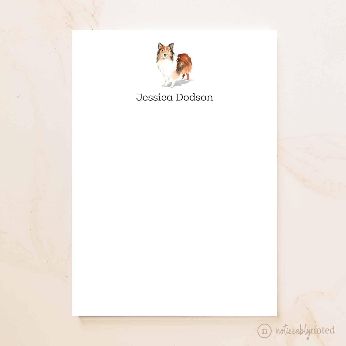 Shetland Sheepdog Notepad