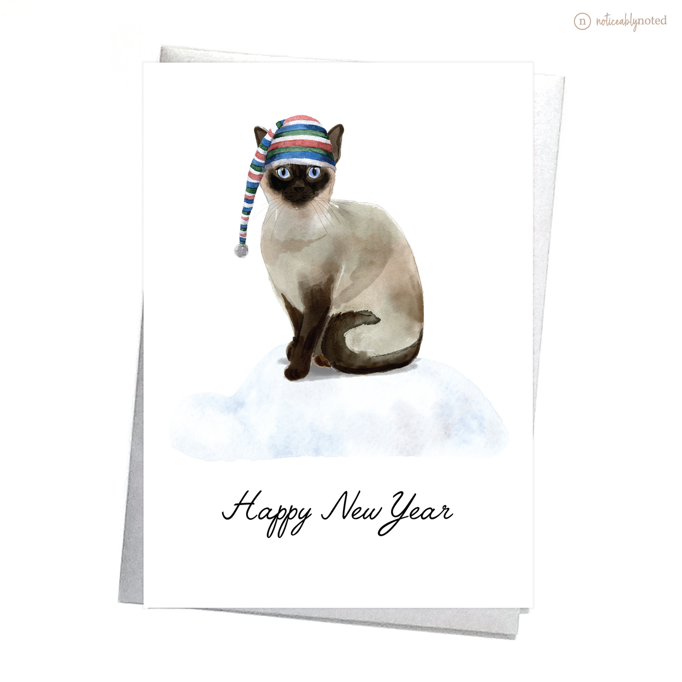 Siamese Holiday Greeting Cards | Noticeably Noted