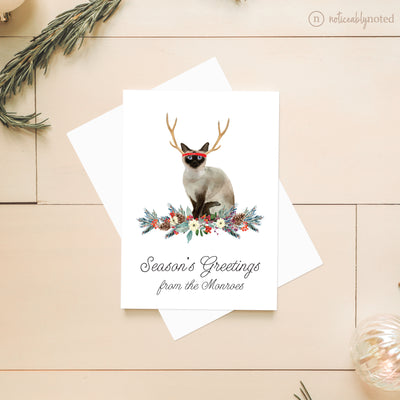 Siamese Christmas Card | Noticeably Noted