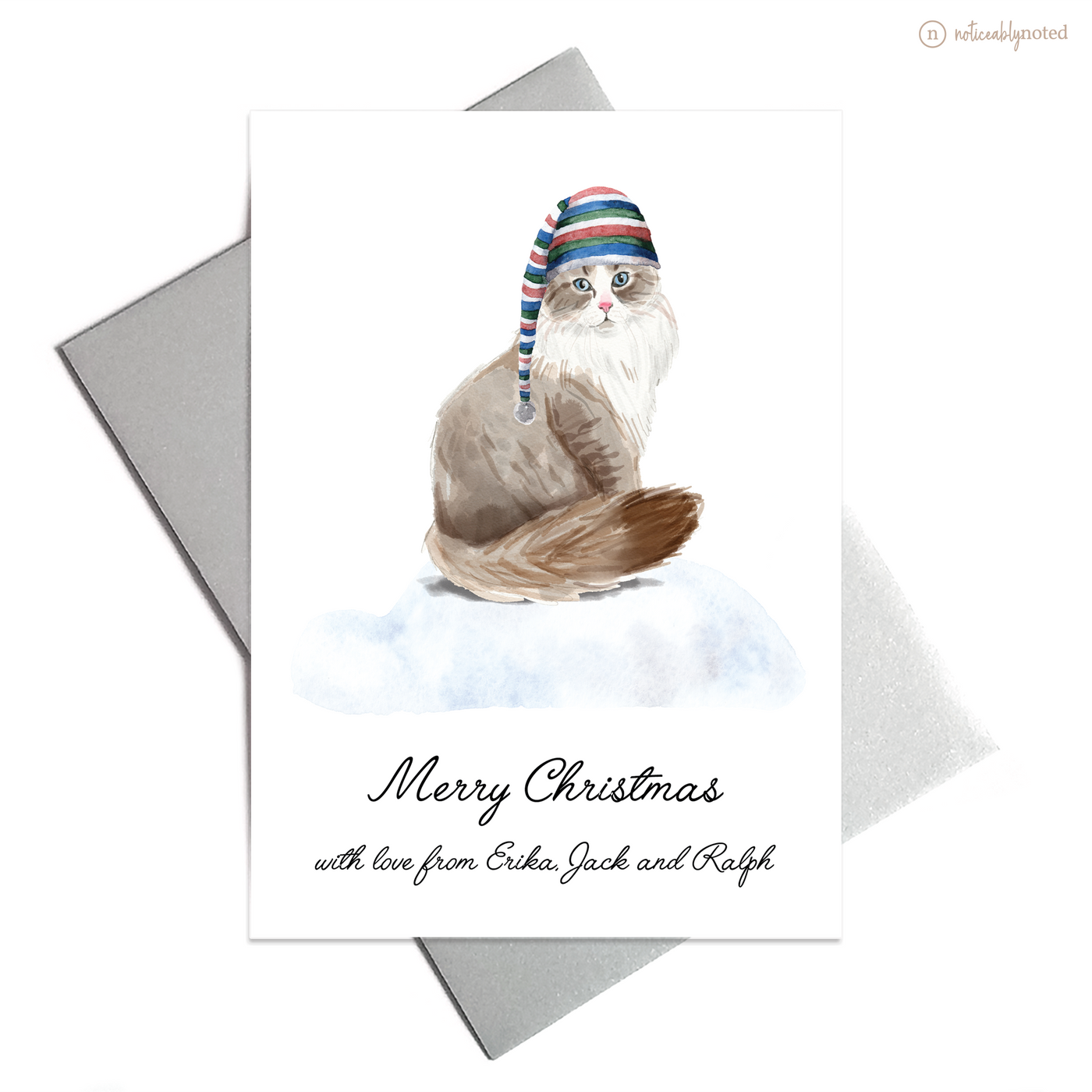 Siberian Holiday Card | Noticeably Noted