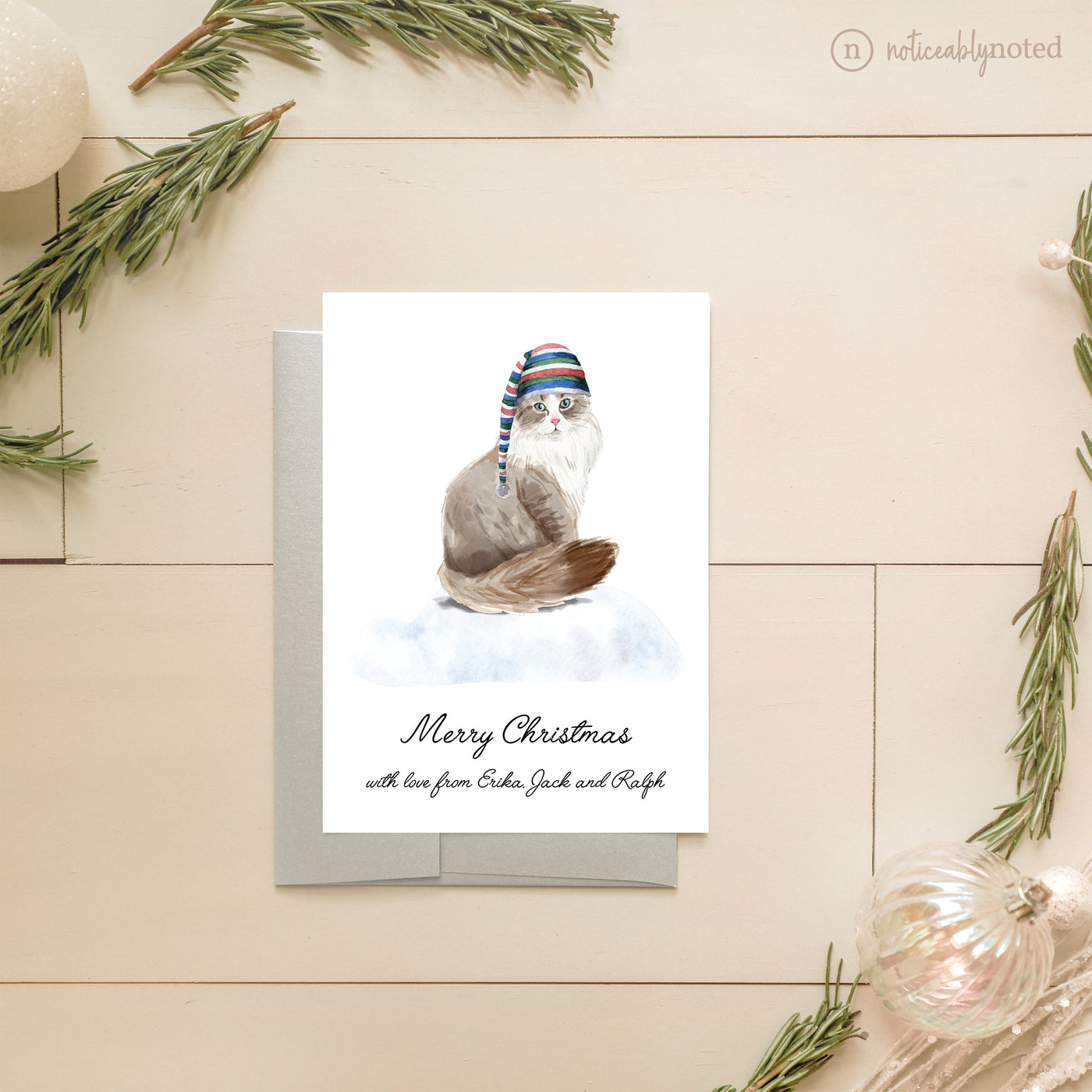 Siberian Christmas Card | Noticeably Noted
