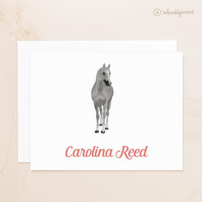 Silver Horse Folded Cards (#34)