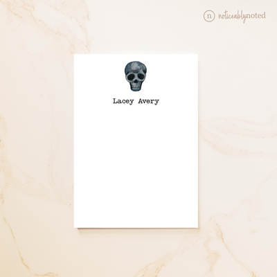 Skull Personalized Notepad