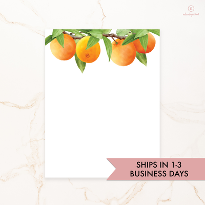 Oranges Notepad - Ships in 1-3 Business Days | Noticeably Noted