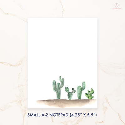 Cacti Notepad - Dimensions | Noticeably Noted