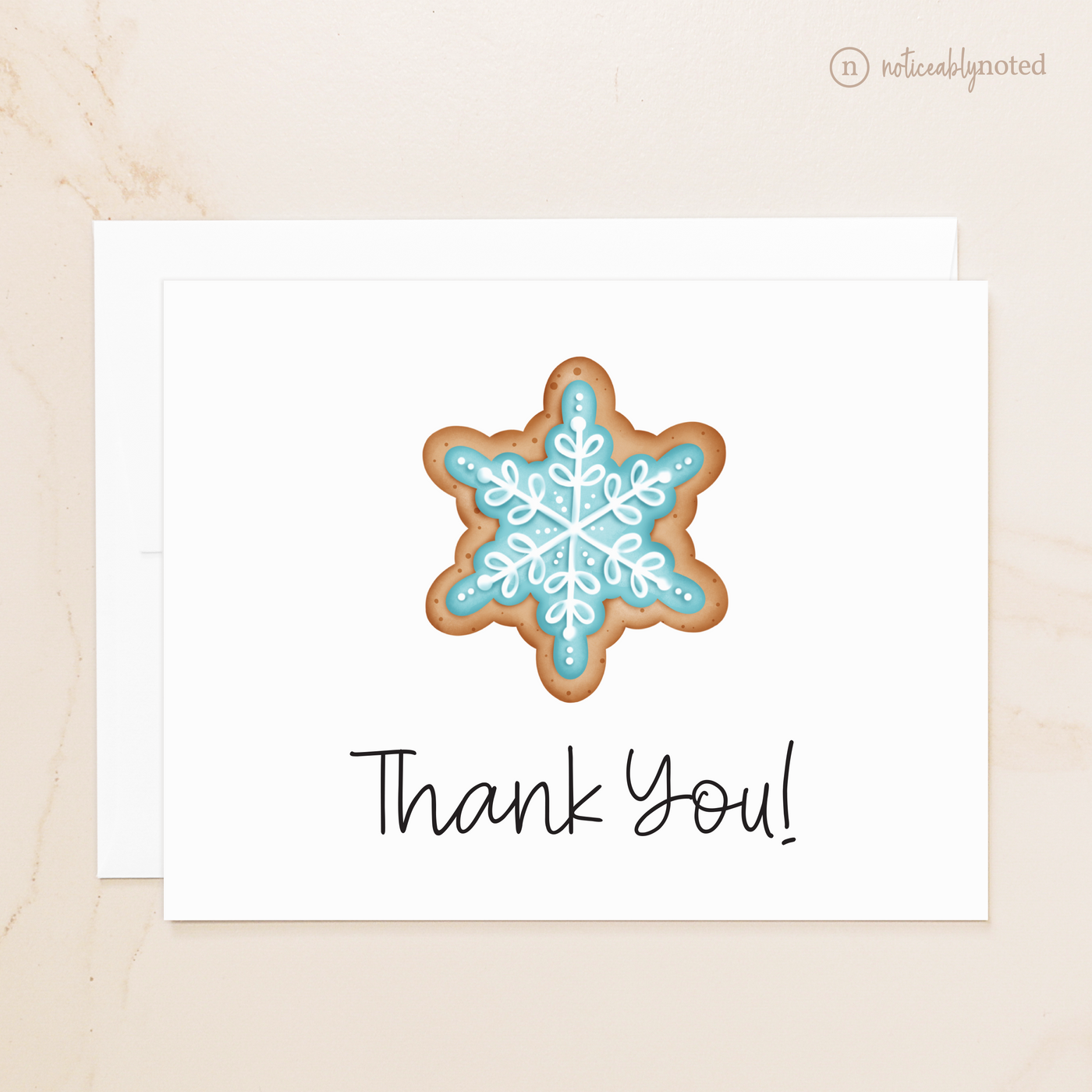 Christmas Thank You Note Cards | Noticeably Noted