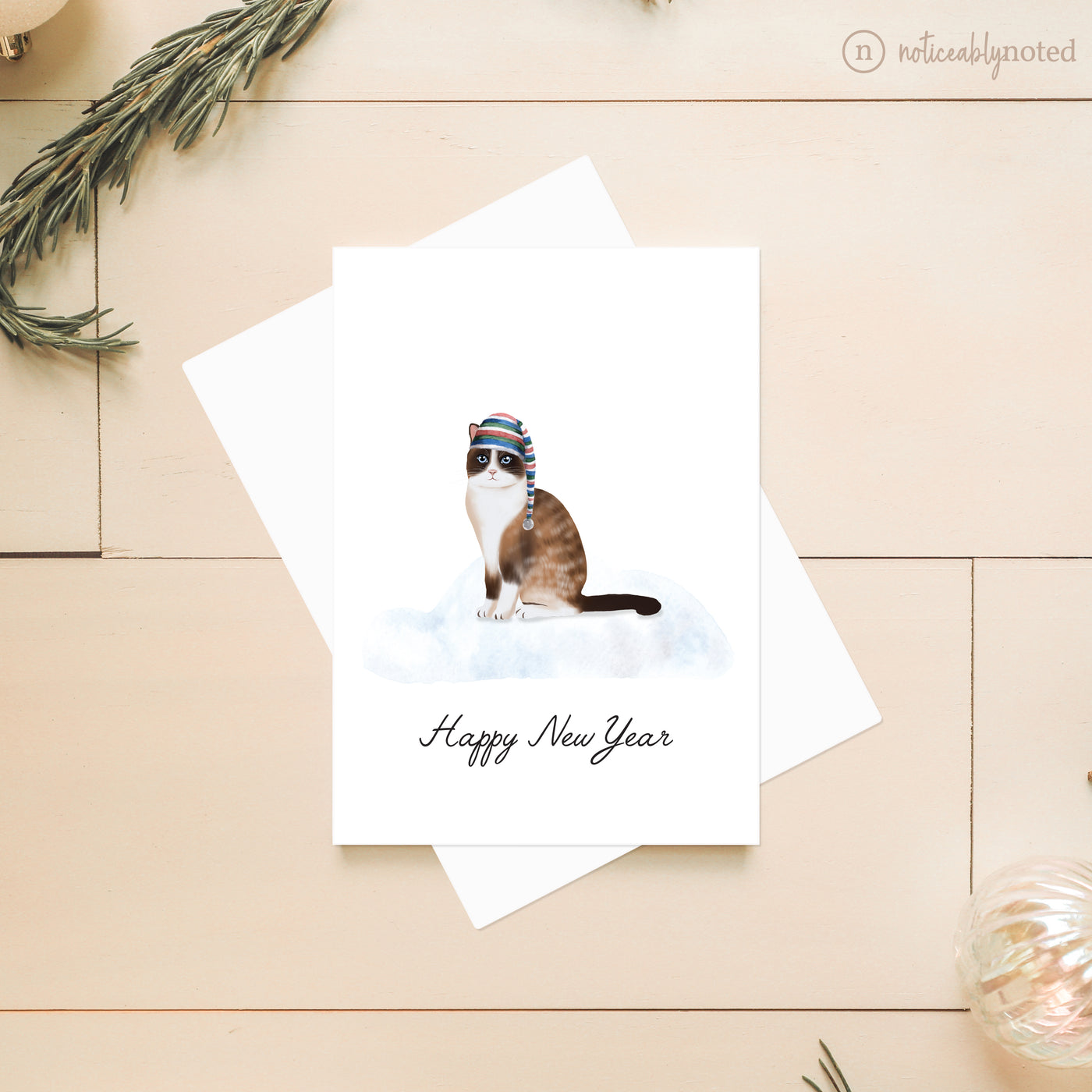 Snowshoe Holiday Card | Noticeably Noted