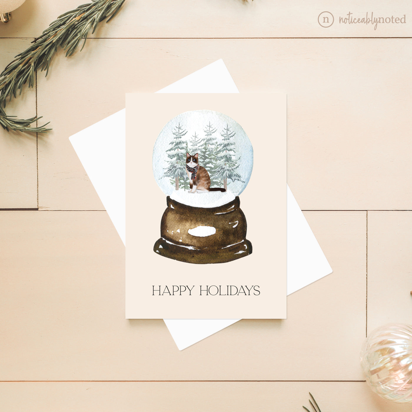 Snowshoe Holiday Card | Noticeably Noted