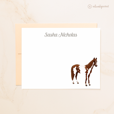 Sorrel Overo Horse Flat Cards (#16)