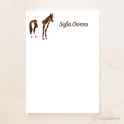 Sorrel Overo Horse Notepad (#16)