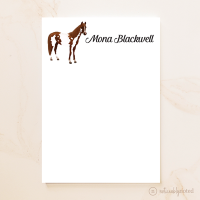 Sorrel Overo Horse Notepad (#16)
