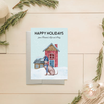 Sphynx Holiday Card | Noticeably Noted