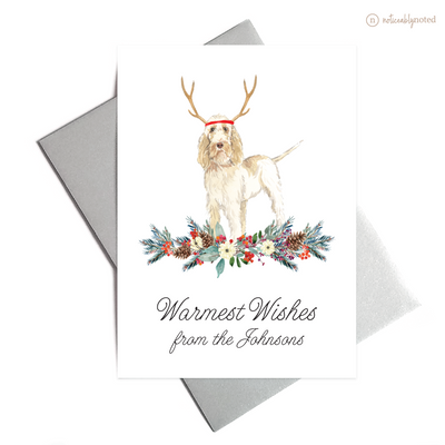 Spinone Italiano Holiday Greeting Cards | Noticeably Noted