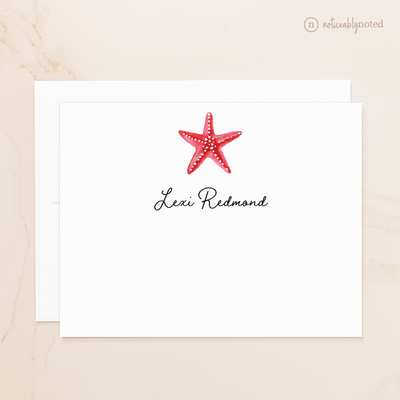 Starfish Personalized Flat Cards