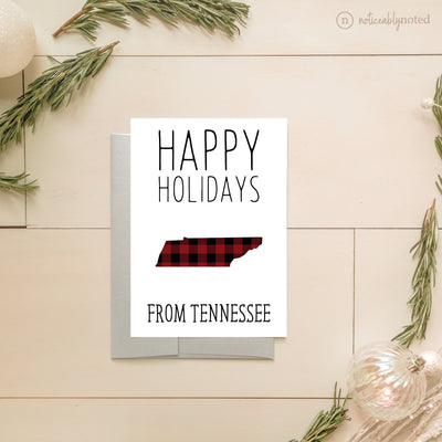 Tennessee Holiday Card - Happy Holidays | Noticeably Noted