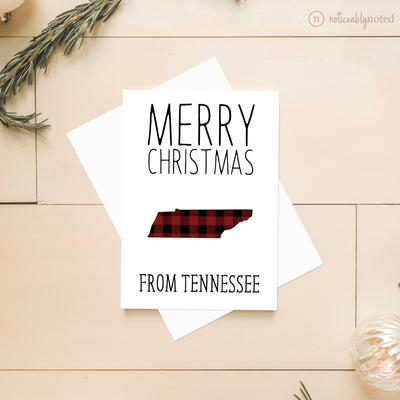 Tennessee Holiday Card - Merry Christmas | Noticeably Noted