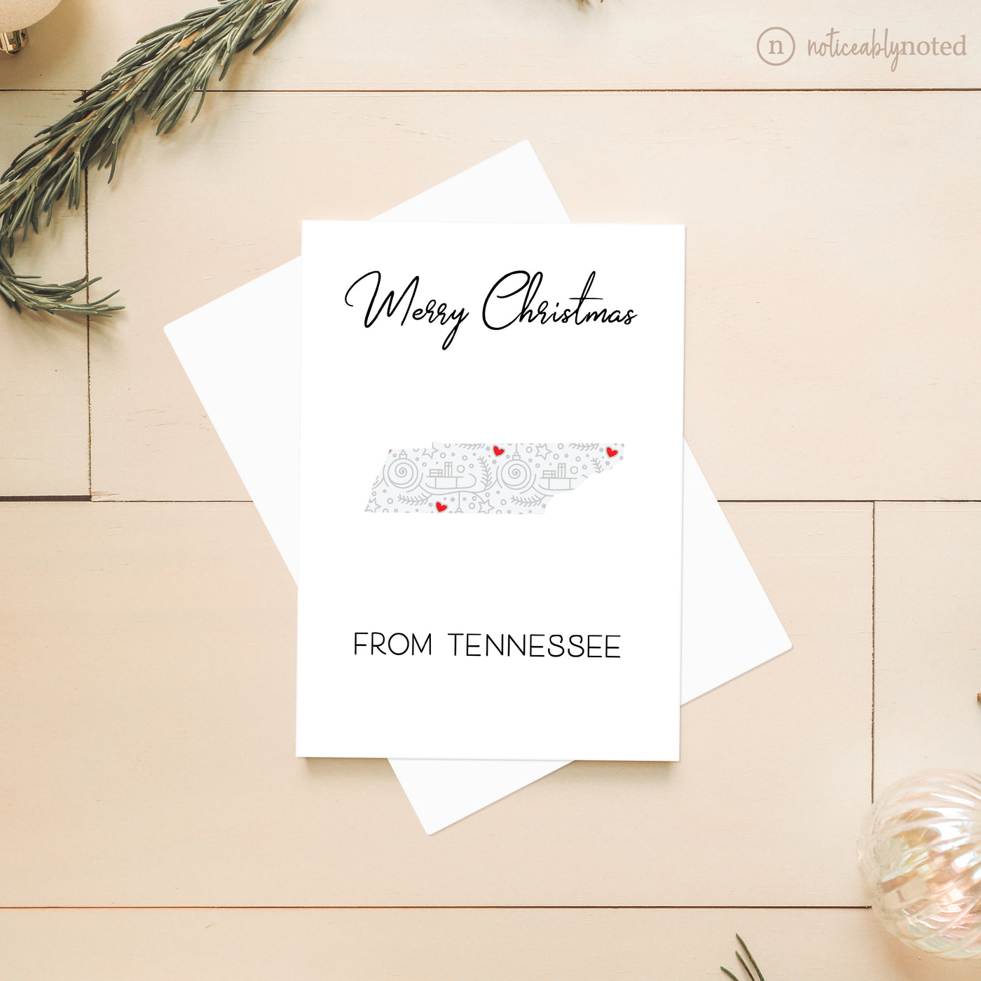 Tennessee Christmas Card - Merry Christmas | Noticeably Noted