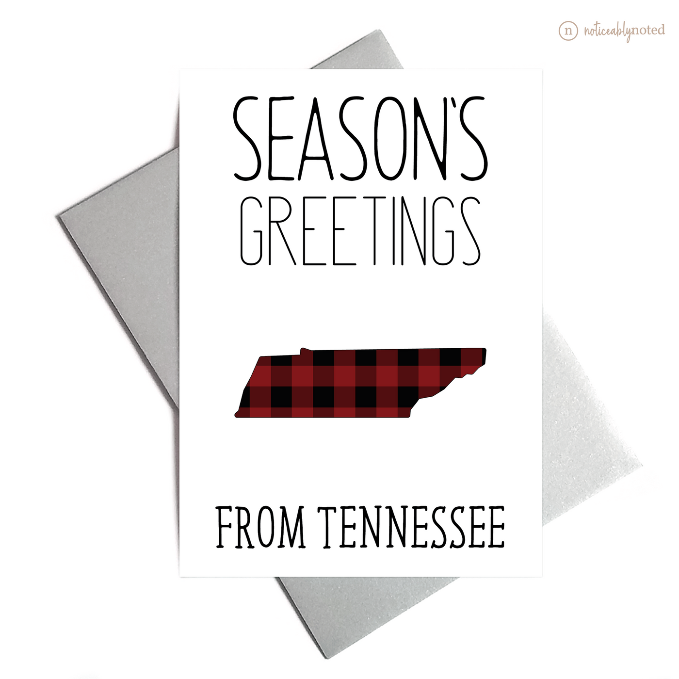 Tennessee Holiday Card - Season's Greetings | Noticeably Noted