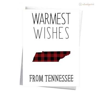 Tennessee Holiday Card - Warmest Wishes | Noticeably Noted