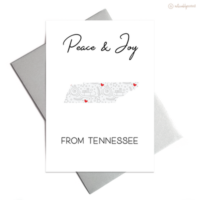 Tennessee Christmas Card - Peace & Joy | Noticeably Noted