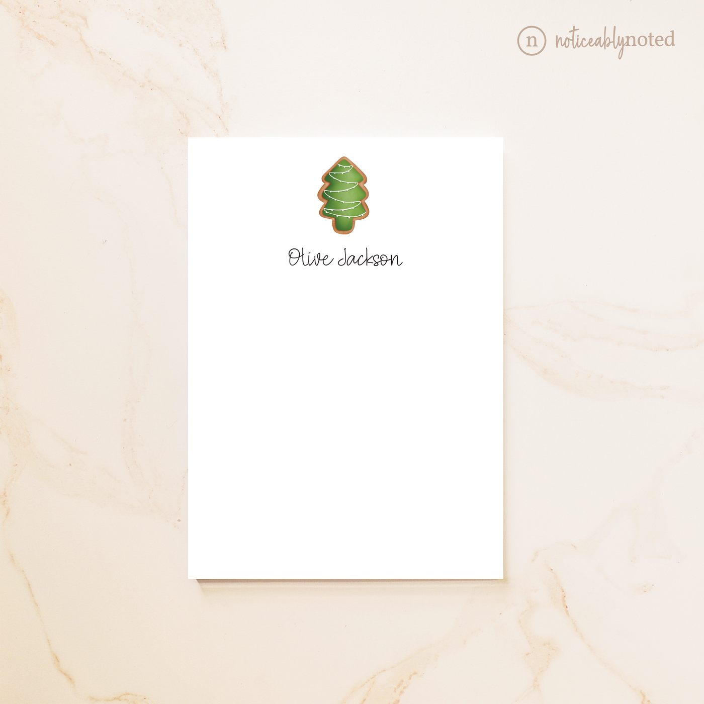 Tree Cookie Personalized Notepad