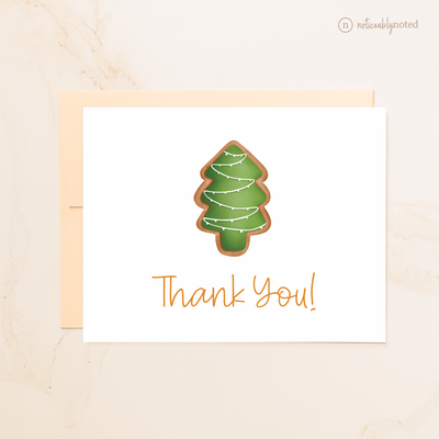 Tree Cookie Folded Thank You Cards | Noticeably Noted