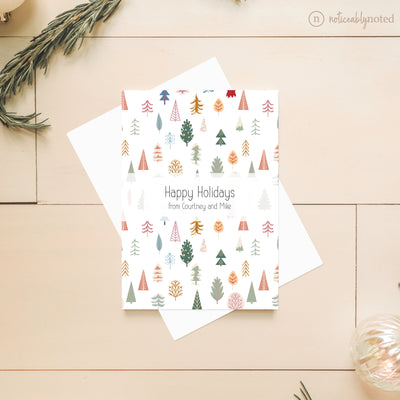 Tiled Trees Holiday Cards | Noticeably Noted