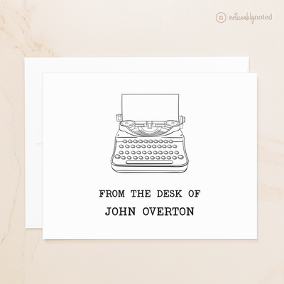 Typewriter Folded Note Cards