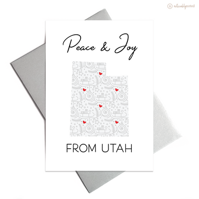 Utah Christmas Card - Peace & Joy | Noticeably Noted