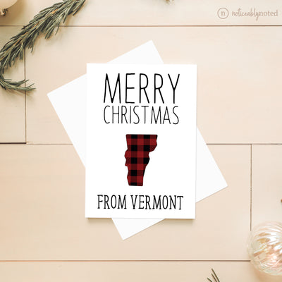 Vermont Holiday Card - Merry Christmas | Noticeably Noted
