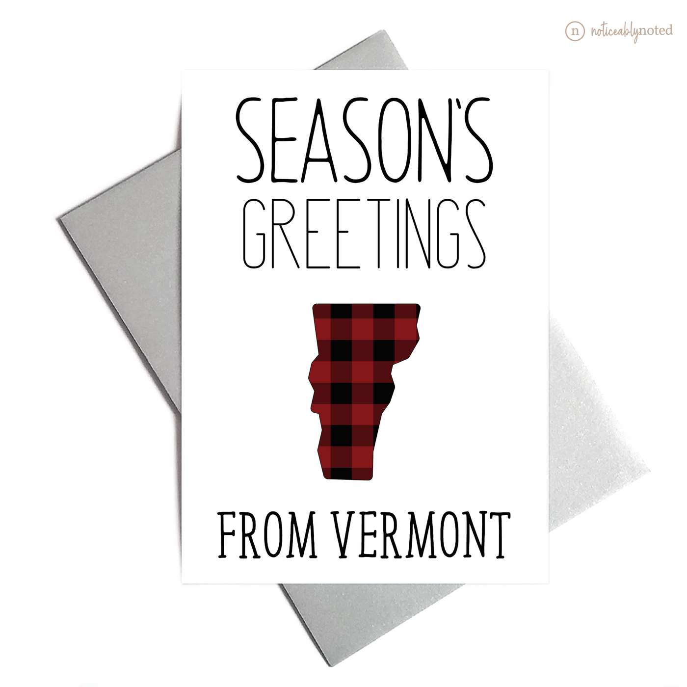 Vermont Holiday Card - Season's Greetings | Noticeably Noted