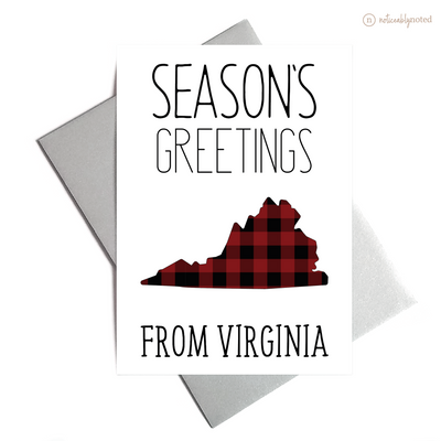 Virginia Holiday Card - Season's Greetings | Noticeably Noted