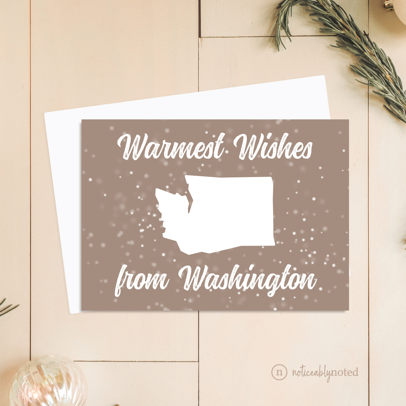 WA Christmas Card | Noticeably Noted