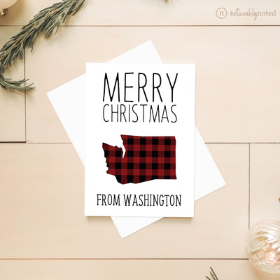 Washington Holiday Card - Merry Christmas | Noticeably Noted